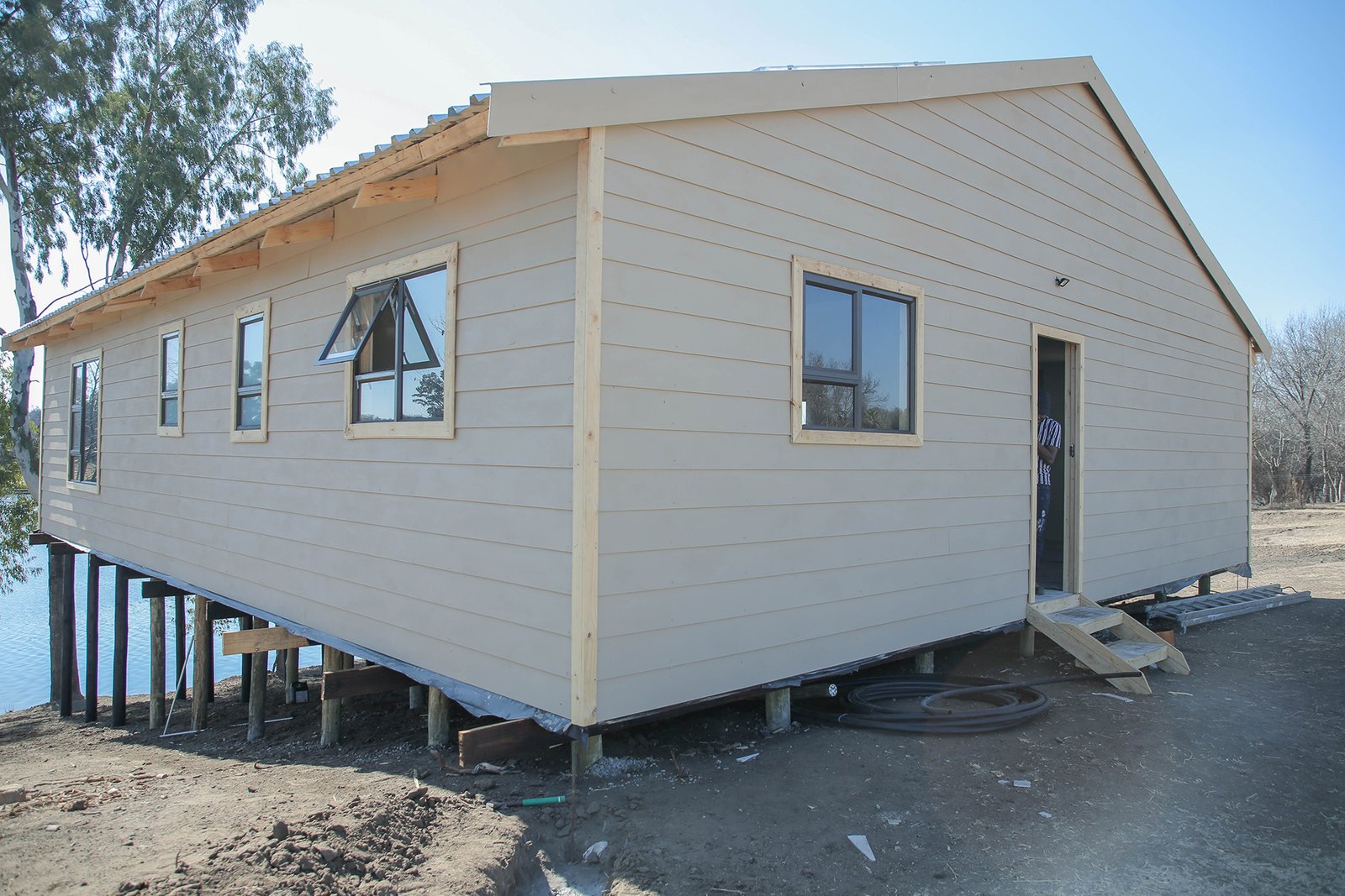 Nutec house Free State with neat roofing and clean finish